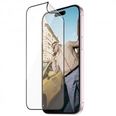 PanzerGlass Matrix Ultra-Wide-Fit Hibridinis stiklas iPhone 15positioner