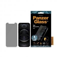 PanzerGlass Standard Super+ antibacterial privacy apsauginis stiklas  iPhone 12 / 12 Pro