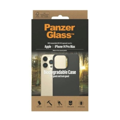 PanzerGlass Biodegradable Dėklas iPhone 14 Pro Max - Juodas 2