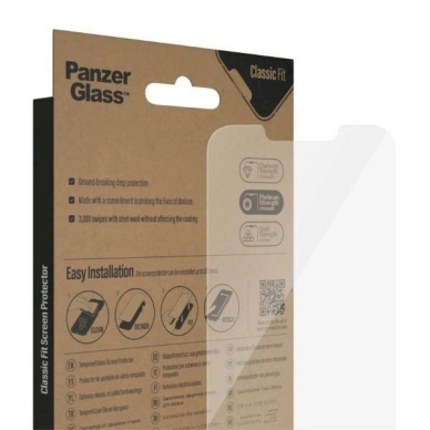 Panzer glass Classic Fit antibacterial  apsauginis stiklas iPhone 14 / 13 Pro / 13 4