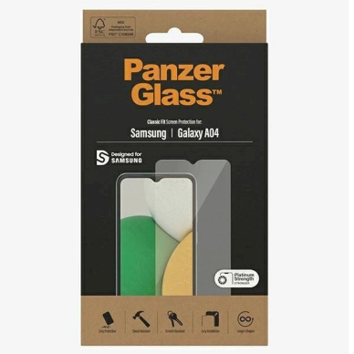 Panzer glass Classic Fit antibacterial  apsauginis stiklas Samsung Galaxy A04 2