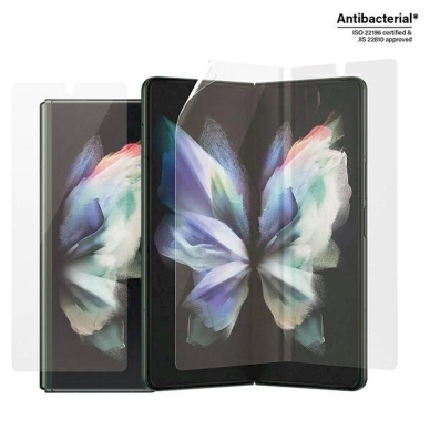 PanzerGlass Classic Fit Ultra-Wide Anti-Bacterial Apsauginis stiklas Samsung Galaxy Z Fold4 1