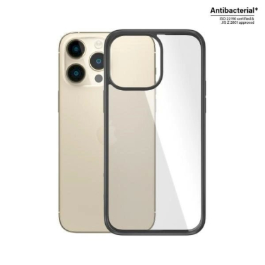 PanzerGlass antibacterial dėklas iPhone 14 Pro Max - Permatomas Juodas 1