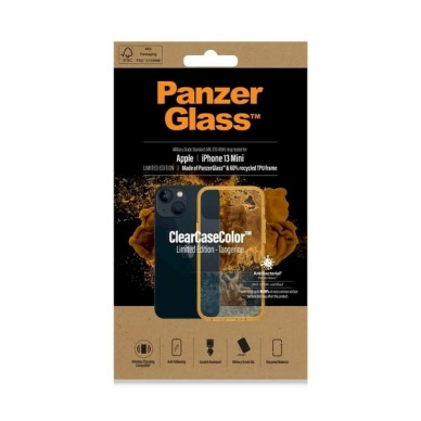 PanzerGlass Dėklas  Military Grade Certified Dėklas iPhone 13 Mini - Permatomas Geltonas 5