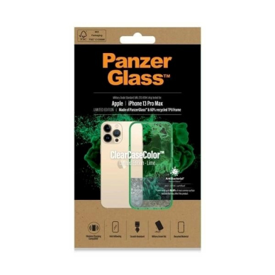 PanzerGlass Dėklas  Military Grade Certified Dėklas iPhone 13 Pro Max - Permatomas žalias 5