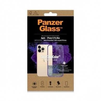 PanzerGlass Dėklas  Military Grade certified Dėklas iPhone 13 Pro Max - Permatomas violetinis 5