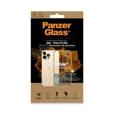 PanzerGlass Dėklas  Military Grade Certified Dėklas iPhone 13 Pro Max - Permatomas Geltonas 5