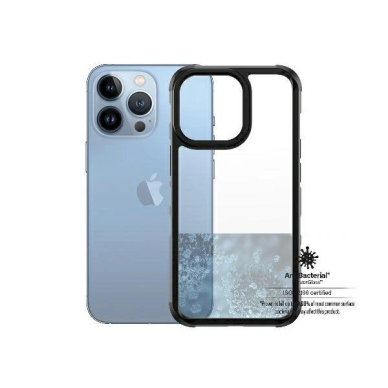 PanzerGlass Dėklas  Military Grade certified Dėklas iPhone 13 Pro - Permatomas Juodas 1