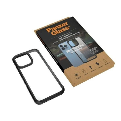 PanzerGlass Dėklas  Military Grade certified Dėklas iPhone 13 Pro - Permatomas Juodas 4