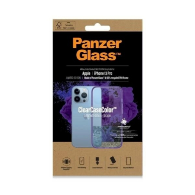 PanzerGlass Dėklas  Military Grade certified Dėklas iPhone 13 Pro - Permatomas violetinis 5