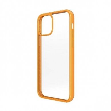 PanzerGlass Dėklas iPhone 12 / 12 Pro - Permatomas orange 3