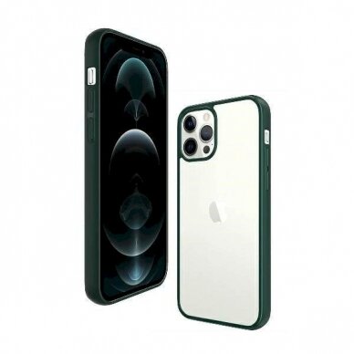 PanzerGlass Dėklas iPhone 12 Pro Max - Permatomas žalias 2