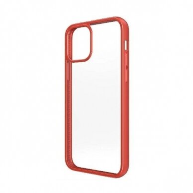 PanzerGlass Dėklas iPhone 12 Pro Max - Permatomas red 3