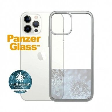 PanzerGlass Dėklas iPhone 12 Pro Max - Permatomas silver 4