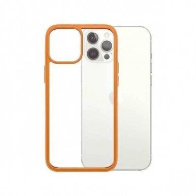 PanzerGlass Dėklas iPhone 12 Pro Max - Permatomas orange 1