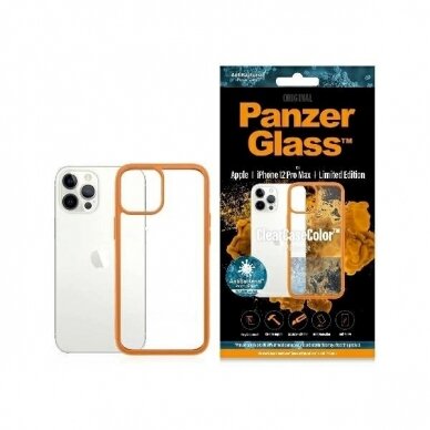 PanzerGlass Dėklas iPhone 12 Pro Max - Permatomas orange