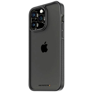 PanzerGlass SkaidrusDėklas Dėklas iPhone 15 Pro Max Military Grade Certification - Skaidrus and Juodas