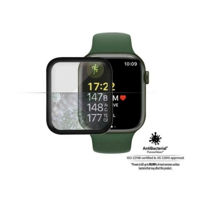 PanzerGlass Curved Antibacterial  Apsauginis stiklas Apple Watch 7 - 41mm - Black 3