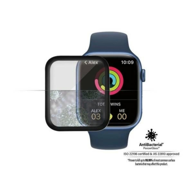 PanzerGlass Curved Apsauginis stiklas Apple Watch 7 45mm - Juodas 3