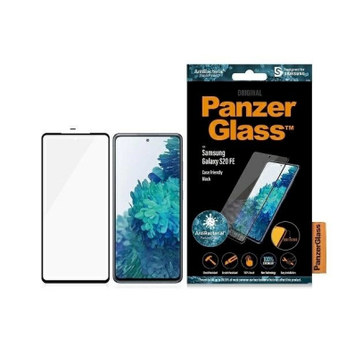 PanzerGlass E2E Microfracture antibacterial Apsauginis stiklas Samsung Galaxy S20 FE -Juodas