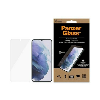 PanzerGlass E2E Microfracture antibacterial Apsauginis stiklas Samsung Galaxy S22+ -Juodas