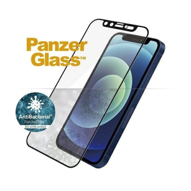 PanzerGlass E2E Microfracture Antibacterial GlassSwarovsky Crystal Camera Cover iPhone 12 mini -Juodas  1