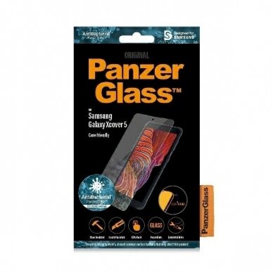 PanzerGlass E2E Pro Regular antibacterial tempered glass Samsung Galaxy Xcover 5 2