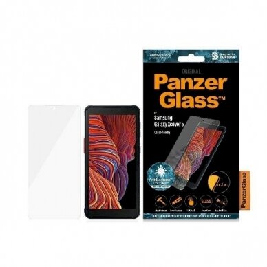 PanzerGlass E2E Pro Regular antibacterial Apsauginis stiklas Samsung Galaxy Xcover 5