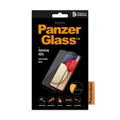 PanzerGlass E2E Super+ antibacterial Apsauginis stiklas  Samsung Galaxy A02s -Juodas  2