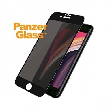 PanzerGlass E2E Super+ privacy Apsauginis stiklas  iPhone 6 / 6s / 7 / 8 / SE 2020 / SE 2022 -Juodas  1