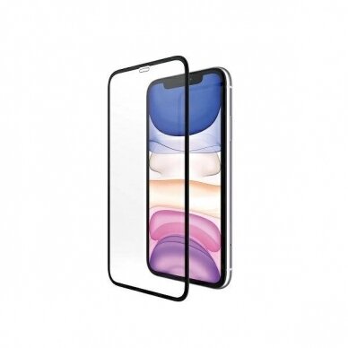 PanzerGlass E2E Super+ Apsauginis stiklas  iPhone XR / 11 -Juodas  2