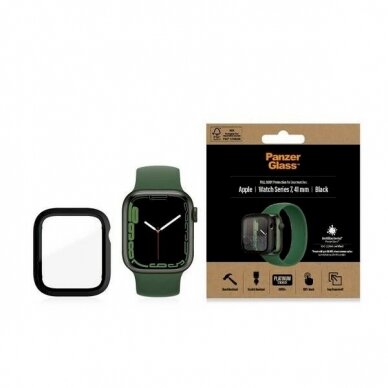 PanzerGlass Full Body Dėklas Apple Watch 7 41mm - Juodas