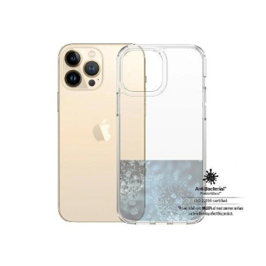 PanzerGlass HardCase antibacterial Military Grade certified Apsauginis dėklas iPhone 13 Pro Max - Permatomas 2