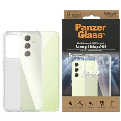 PanzerGlass HardCase antibacterial Military Grade certified Apsauginis dėklas Samsung Galaxy A54 5G - Permatomas