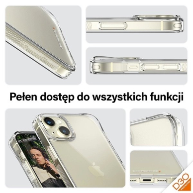 PanzerGlass Apsauginis dėklas D3O Military Grade Certification iPhone 15 Plus / 14 Plus - Permatomas 2