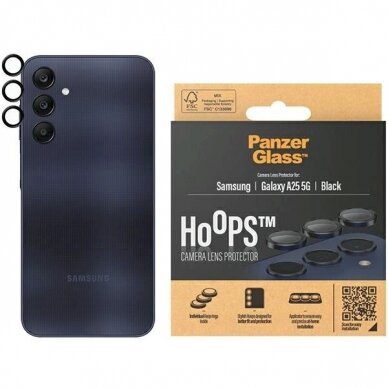 PanzerGlass Hoops Kameros apsauga Samsung Galaxy A25 5G -Juodas