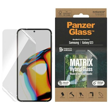 PanzerGlass Matrix hybrid glass positioner Samsung Galaxy S23