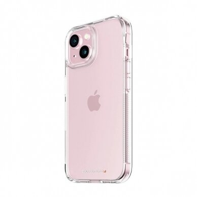 PanzerGlass Privacy Bundle 3in1 Permatomas dėklas + Privacy Apsauginis stiklas + Kameros apsauga iPhone 15 Plus 4