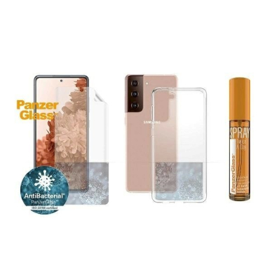 PanzerGlass protection set Samsung Galaxy S21+ TPU foil + ClearCase + cleaning liquid 30ml