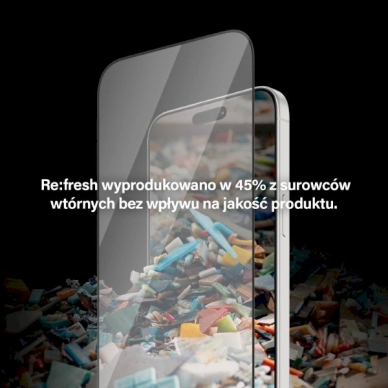 PanzerGlass Re:fresh apsauginis stiklas iPhone 15 Pro positioner 3