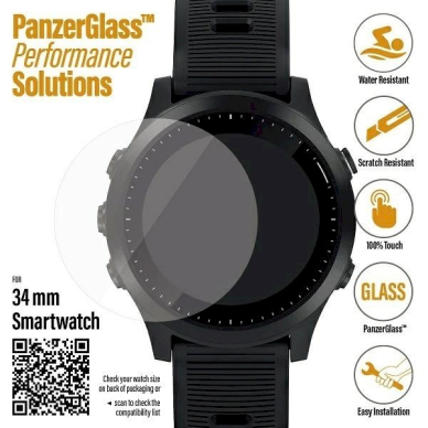 PanzerGlass Ekrano apsauga Samsung Galaxy Watch 3 34mm / Garmin Forerunner 645 / 645 Music / Fossil Q Venture Gen 4 / Skagen Falster 2