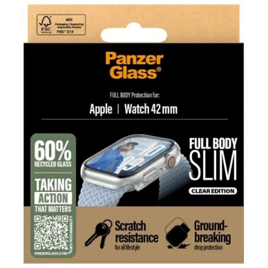 PanzerGlass Snappie Full Body Apple Watch 10 42mm Skaidrus 3713 3