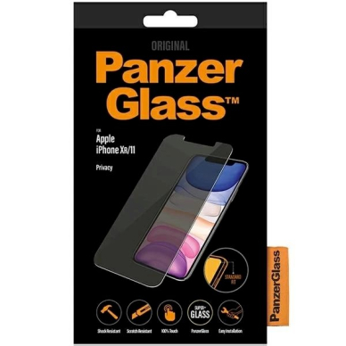 PanzerGlass Standard Fit Apsauginis stiklas privatized iPhone XR/11 3