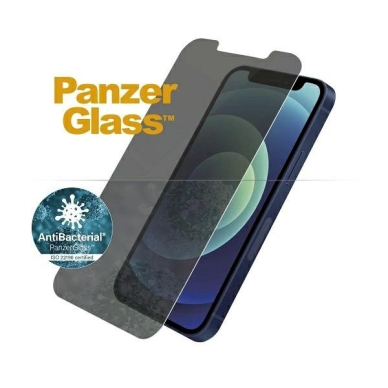 PanzerGlass Standard Super+ antibacterial privatizing apsauginis stiklas  iPhone 12 mini 1