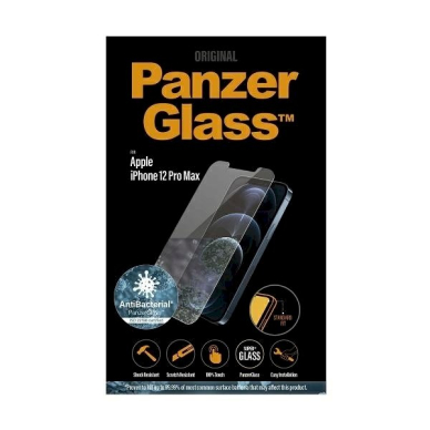 PanzerGlass Standard Super+ antibacterial apsauginis stiklas  iPhone 12 Pro Max 2