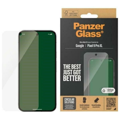 PanzerGlass Ultra-Wide Fit Screen Protection  Apsauginis stiklas Google Pixel 9 Pro XL - Clear