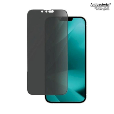 PanzerGlass Ultra-Wide Fit apsauginis stiklas  Antibacterial Privacy iPhone 14 Plus/13 Pro Max 2