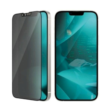 PanzerGlass Ultra-Wide Fit apsauginis stiklas  Antibacterial PrivacyPositioner iPhone 14 Plus / 13 Pro Max 5