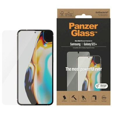 PanzerGlass Ultra-Wide Fit apsauginis stiklas  Samsung Galaxy S23+