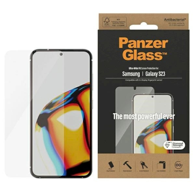 PanzerGlass Ultra-Wide Fit apsauginis stiklas  Samsung Galaxy S23